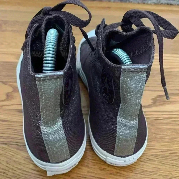 High-Top Converse Chuck Taylor Purple Sparkle Glitter, Junior Size 5 - Picture 4 of 12